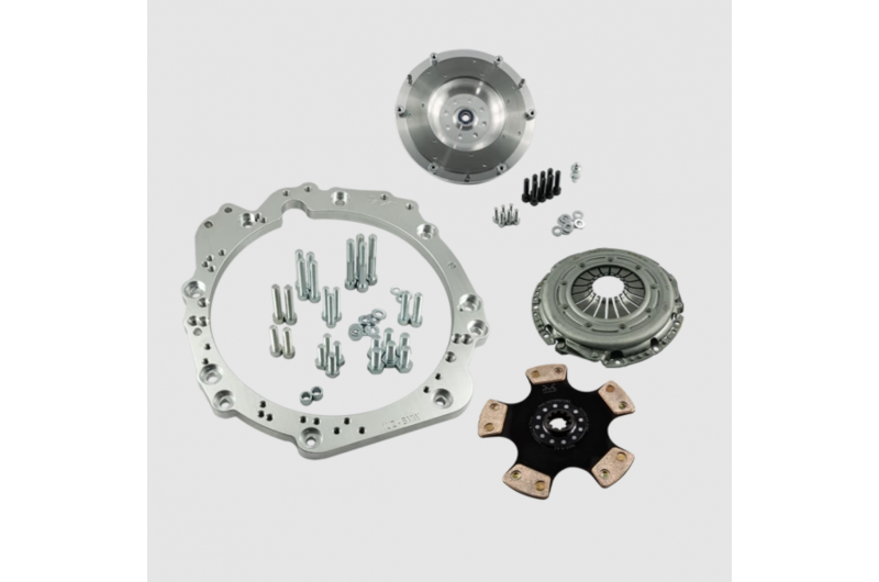 Повний комплект адаптерів КПП PMC Motorsport Stage 1 Toyota UZ - BMW M50 S50 M52 M54 ZF-5 - 240mm / 9.45"